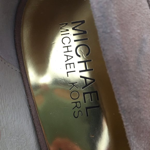 Tan suede high heels Michael Kors - Picture 5 of 5